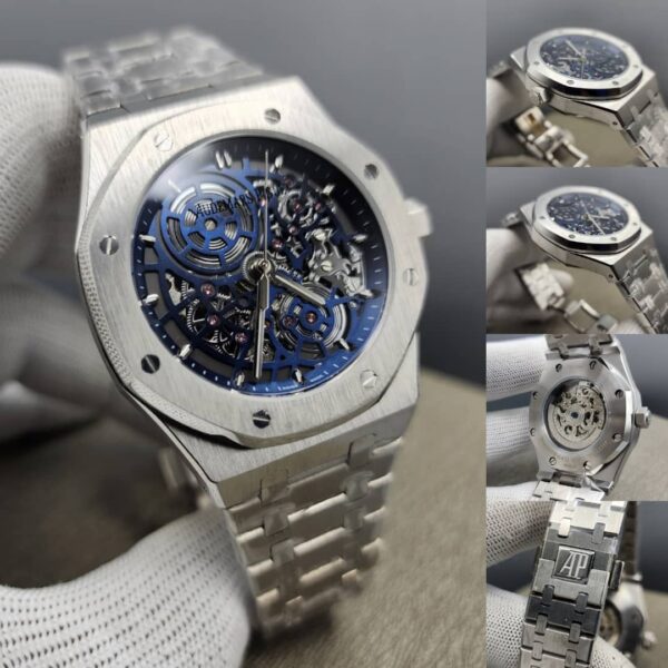 Audemars Piguet Royal Oak Double Balance Wheel Openworked Sapphire Crystal Blue Chronograph